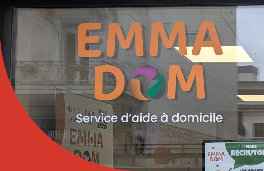 Image d'un lettrage adhésif