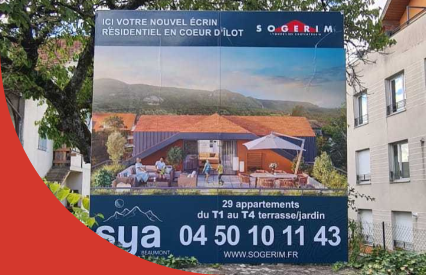 Image d'un affichage 4m² 8m² 12m²